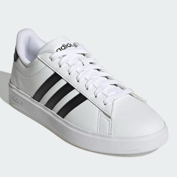 Adidas Grand Court 2.0 NWT black & white shoes women’s 9 - Picture 3 of 8